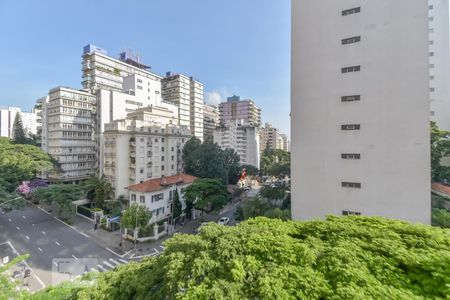 Vista da Varanda de apartamento para alugar com 2 quartos, 98m² em Higienópolis, São Paulo