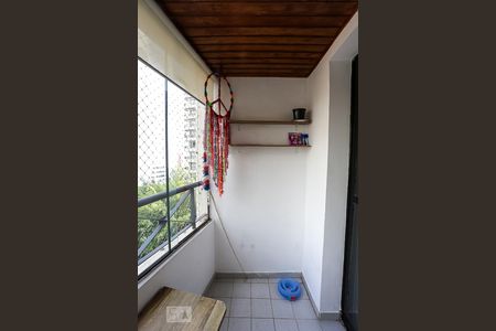 Varanda da Sala de apartamento para alugar com 2 quartos, 54m² em Vila Andrade, São Paulo