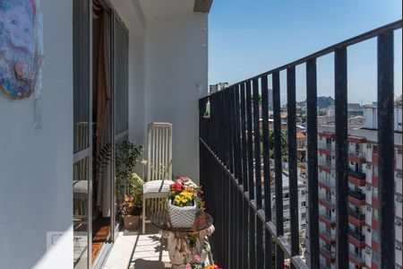Varanda da Sala  de apartamento à venda com 2 quartos, 72m² em Rio Comprido, Rio de Janeiro