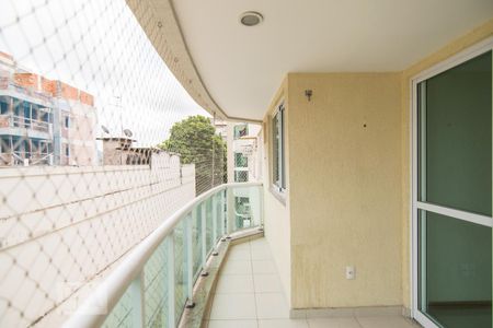 Varanda de apartamento à venda com 3 quartos, 83m² em Pechincha, Rio de Janeiro