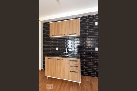 Detalhe Cozinha de apartamento à venda com 1 quarto, 38m² em Vila Butantã, São Paulo