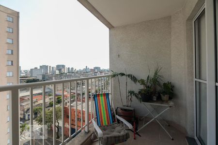 Varanda  de apartamento à venda com 2 quartos, 55m² em Mooca, São Paulo