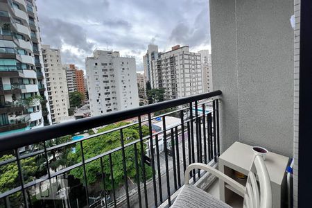 Sacada de apartamento para alugar com 1 quarto, 42m² em Indianópolis, São Paulo