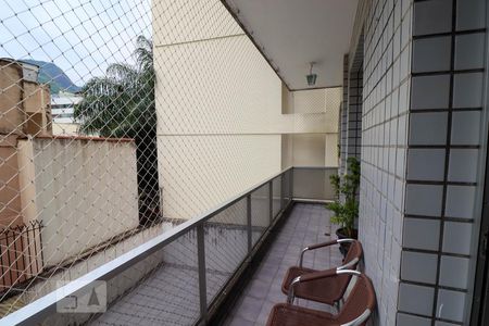 Varanda da Sala de apartamento para alugar com 3 quartos, 110m² em Tijuca, Rio de Janeiro