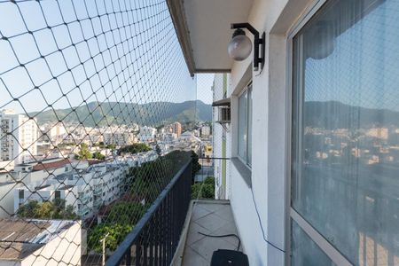 Varanda da Sala de apartamento para alugar com 1 quarto, 55m² em Vila Isabel, Rio de Janeiro