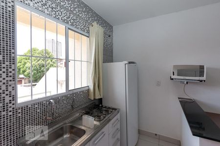 Cozinha de apartamento para alugar com 1 quarto, 30m² em Santo Amaro, São Paulo