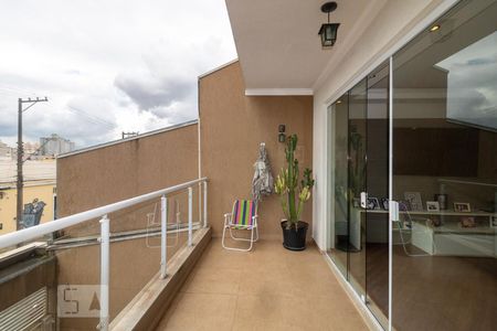 Varanda da Sala de casa à venda com 5 quartos, 400m² em Vila Curuçá, Santo André