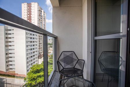 Varanda de kitnet/studio para alugar com 1 quarto, 29m² em Vila Clementino, São Paulo