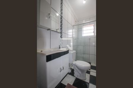 Banheiro de kitnet/studio para alugar com 1 quarto, 35m² em Cidade Universitária, Campinas