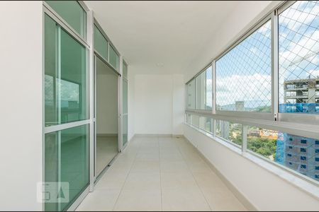 Varanda da Sala de apartamento para alugar com 3 quartos, 130m² em Vale do Sereno, Nova Lima