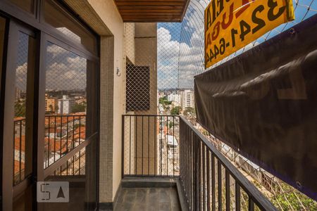 Varanda da Sala de apartamento para alugar com 3 quartos, 102m² em Vila Rossi Borghi E Siqueira, Campinas