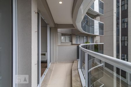 Varanda da Sala de apartamento para alugar com 1 quarto, 52m² em Empresarial 18 do Forte, Barueri