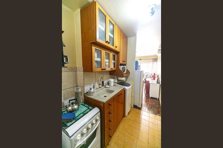 Cozinha de kitnet/studio para alugar com 1 quarto, 26m² em Centro Histórico, Porto Alegre