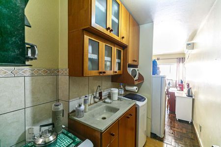 Cozinha de kitnet/studio para alugar com 1 quarto, 26m² em Centro Histórico, Porto Alegre