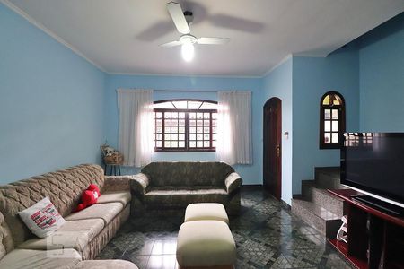 Sala de casa à venda com 3 quartos, 224m² em Jardim Ana Maria, Santo André