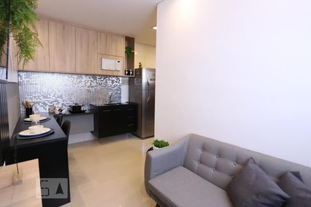 Sala/Cozinha de apartamento para alugar com 1 quarto, 35m² em Aricanduva, São Paulo