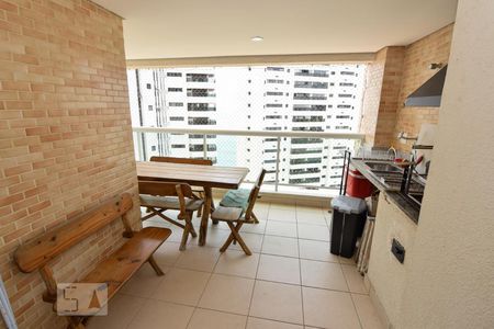Varanda Gourmet de apartamento para alugar com 2 quartos, 88m² em Jardim Astúrias, Guarujá