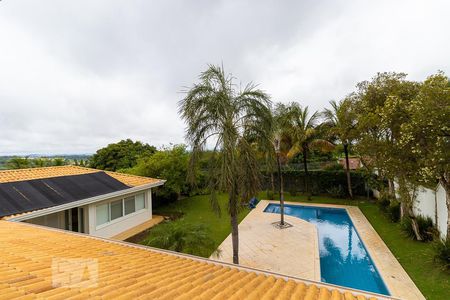 Vista da suíte 1 de casa de condomínio à venda com 6 quartos, 498m² em Loteamento Alphaville Campinas, Campinas