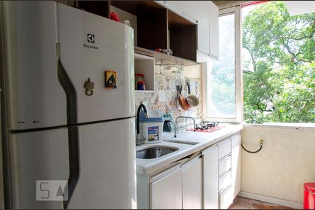Cozinha de kitnet/studio para alugar com 1 quarto, 22m² em Centro, Rio de Janeiro