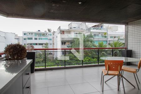 Varanda de apartamento para alugar com 3 quartos, 185m² em Recreio dos Bandeirantes, Rio de Janeiro