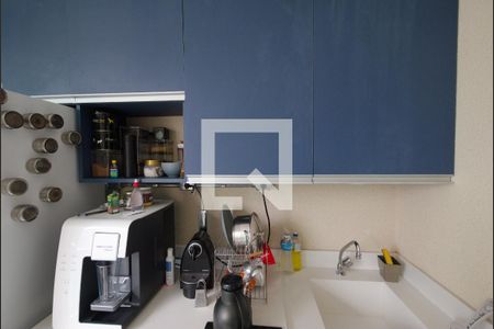 Varanda/Cozinha de apartamento à venda com 1 quarto, 40m² em Paraíso, São Paulo