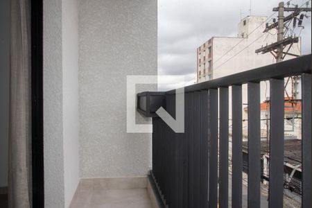 Varanda do Studio de apartamento para alugar com 1 quarto, 33m² em Mirandópolis, São Paulo