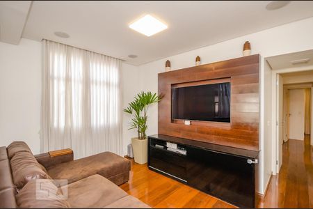 Sala de TV de apartamento à venda com 3 quartos, 116m² em Barroca, Belo Horizonte