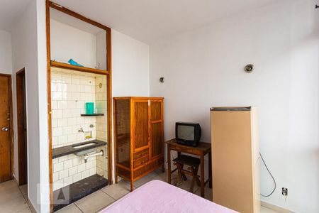 Sala/Quarto/Cozinha de apartamento para alugar com 1 quarto, 25m² em Santo Agostinho, Belo Horizonte