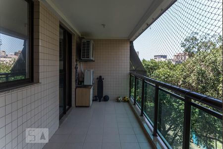 Varanda da Sala  de apartamento à venda com 3 quartos, 110m² em Tijuca, Rio de Janeiro