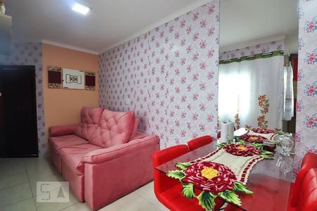 Sala de apartamento à venda com 2 quartos, 50m² em Parque Novo Oratório, Santo André