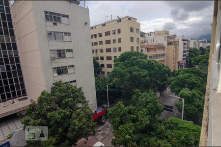 Vista da Sala de apartamento para alugar com 3 quartos, 90m² em Botafogo, Rio de Janeiro