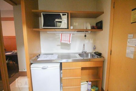 Cozinha de apartamento para alugar com 1 quarto, 35m² em Carandiru, São Paulo