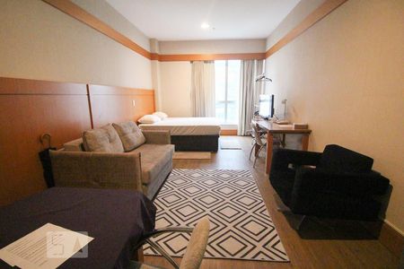 Sala/Quarto de apartamento para alugar com 1 quarto, 35m² em Carandiru, São Paulo