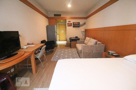 Sala/Quarto de apartamento para alugar com 1 quarto, 35m² em Carandiru, São Paulo