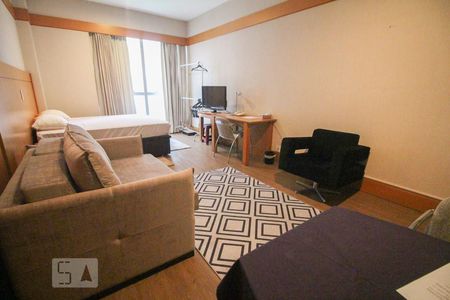 Sala/Quarto de apartamento para alugar com 1 quarto, 35m² em Carandiru, São Paulo