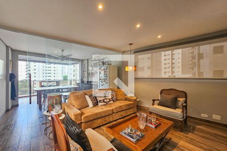 Sala de apartamento para alugar com 4 quartos, 194m² em Barra Funda, Guarujá