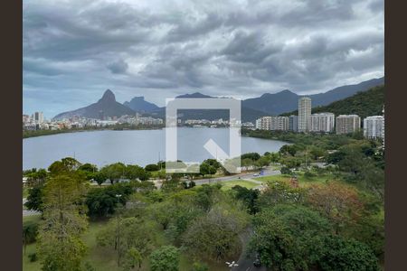 Vista da varanda da sala de apartamento para alugar com 4 quartos, 153m² em Lagoa, Rio de Janeiro