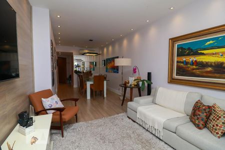 Sala de Estar de apartamento à venda com 3 quartos, 115m² em Humaitá, Rio de Janeiro