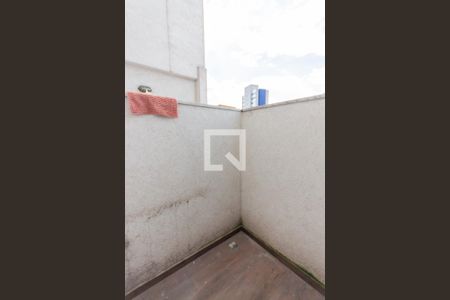 Varanda da Sala e Cozinha de apartamento para alugar com 2 quartos, 48m² em Vila Bastos, Santo André