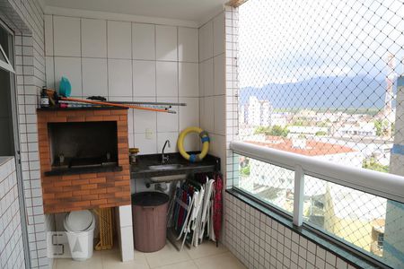 Detalhe da Varanda de apartamento para alugar com 1 quarto, 60m² em Vila Caiçara, Praia Grande