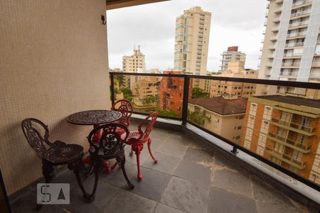 Varanda da Sala de apartamento para alugar com 3 quartos, 220m² em Balneario Cidade Atlantica, Guarujá