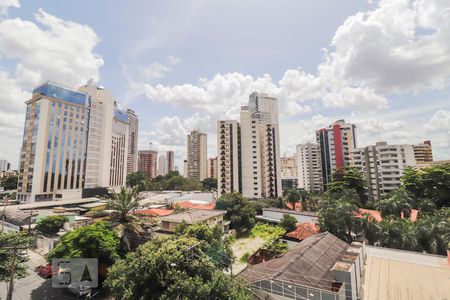 Vista da sacada de apartamento para alugar com 1 quarto, 77m² em Setor Oeste, Goiânia