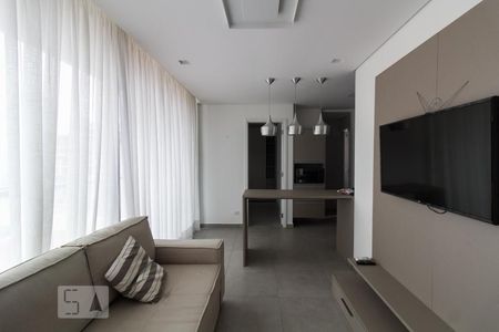 Sala de apartamento para alugar com 1 quarto, 44m² em Parque Campolim, Sorocaba