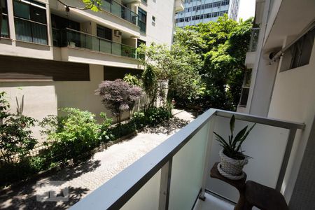 Varanda da Sala de apartamento para alugar com 3 quartos, 95m² em Botafogo, Rio de Janeiro