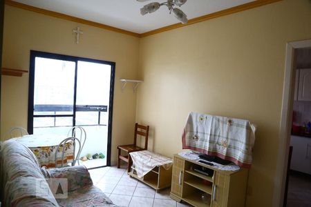 Sala de apartamento para alugar com 1 quarto, 56m² em Ocian, Praia Grande