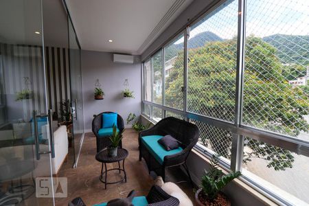 Varanda da Sala de apartamento à venda com 4 quartos, 242m² em Tijuca, Rio de Janeiro