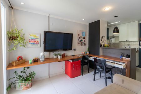 Sala de kitnet/studio à venda com 1 quarto, 34m² em Panamby, São Paulo