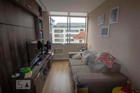 Sala de apartamento à venda com 2 quartos, 80m² em Humaitá, Rio de Janeiro