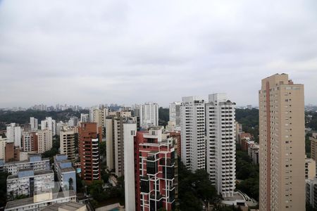 Vista da Varanda de apartamento à venda com 1 quarto, 35m² em Real Parque, São Paulo