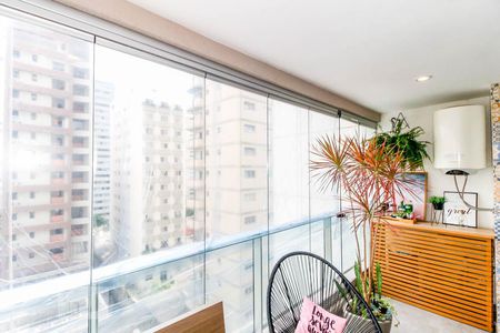 Varanda de apartamento para alugar com 1 quarto, 37m² em Brooklin Paulista, São Paulo